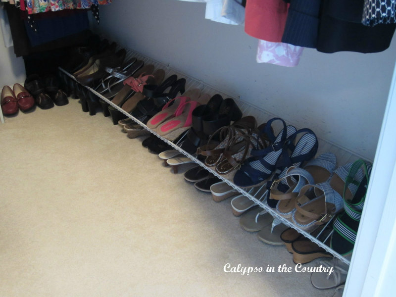closet shoe rack