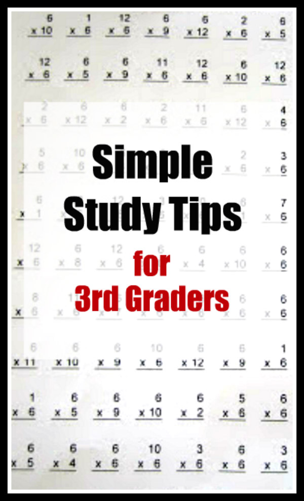 Simple Study Tips for 3rd Graders