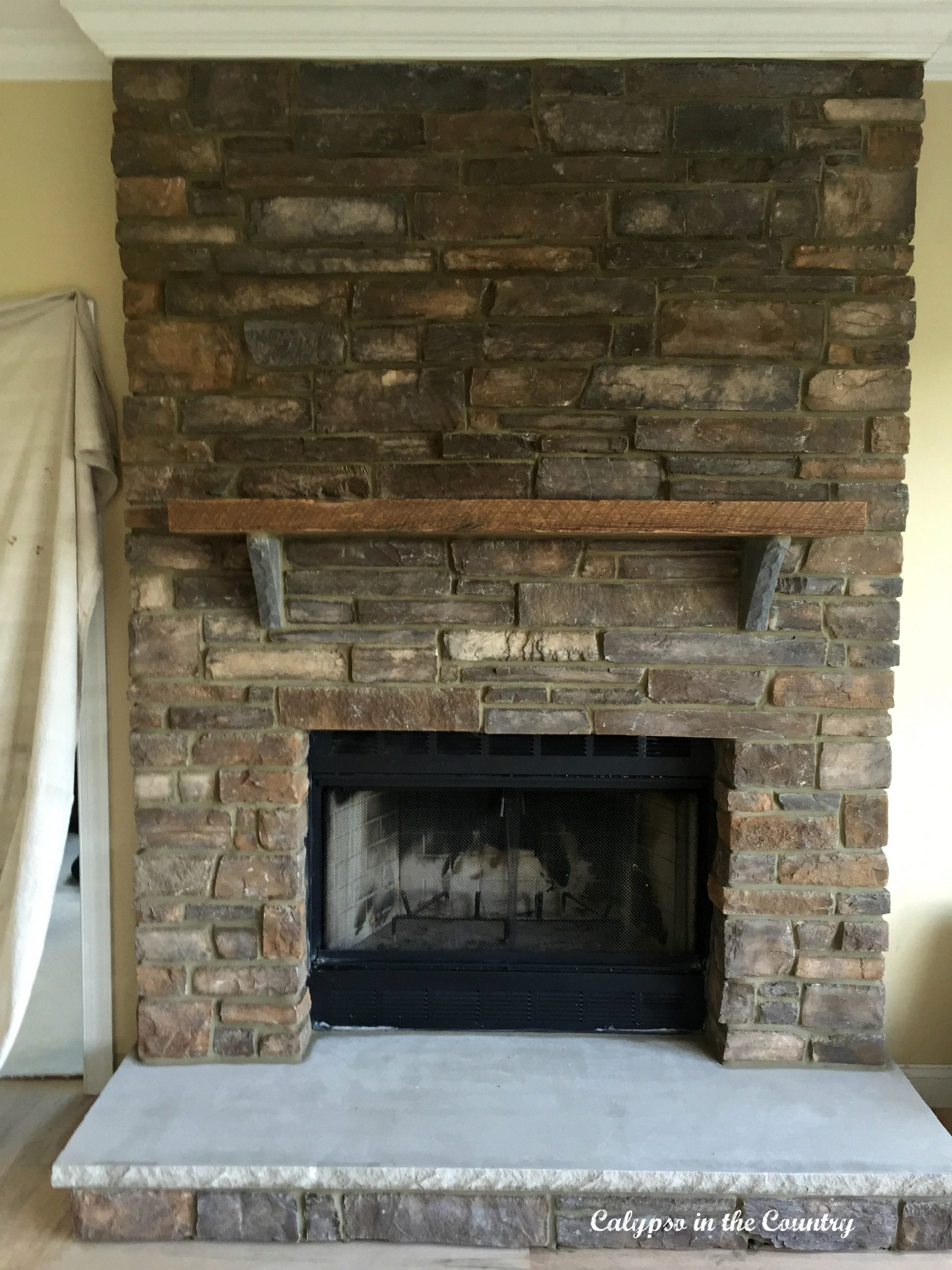 Beautiful Fireplace Transformation (Before and After Photos)