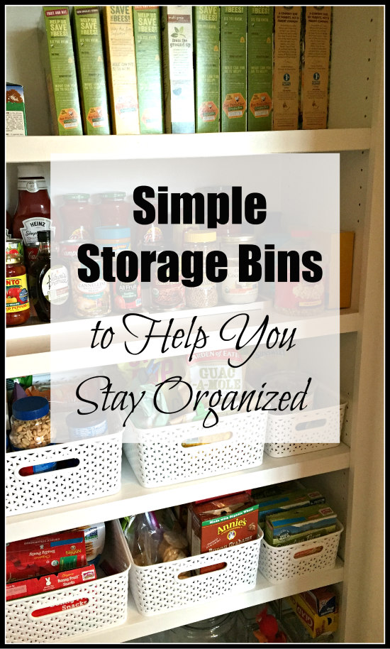 Favorite storage bins to keep you organized