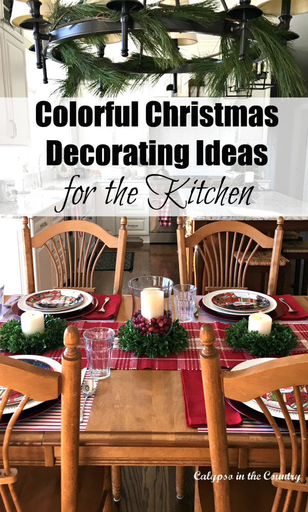 Festive Christmas Table and decorating ideas for the kitchen