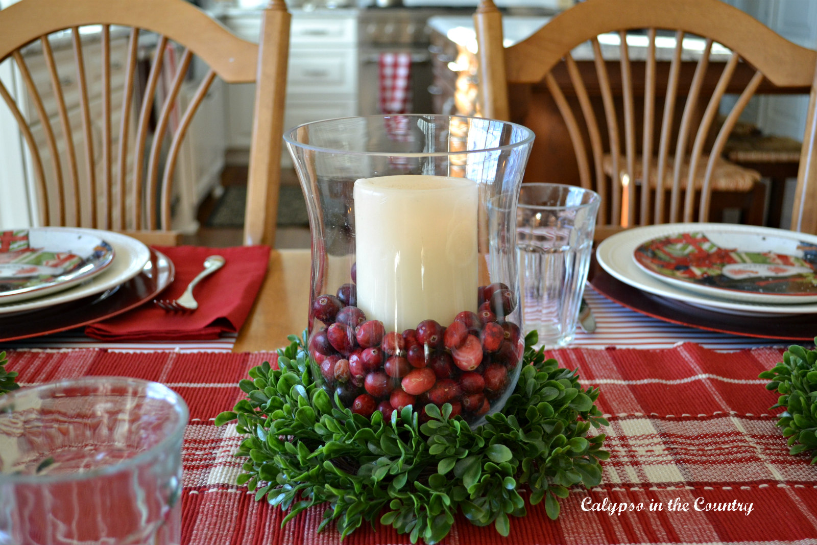 Colorful and Festive Christmas Table
