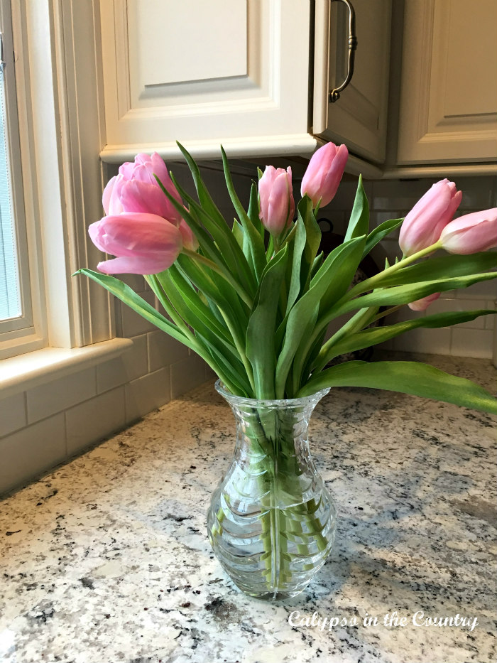 pink tulips - add spring to your home