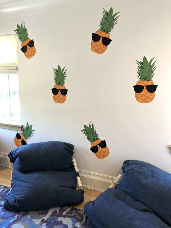 pineapple wall decals