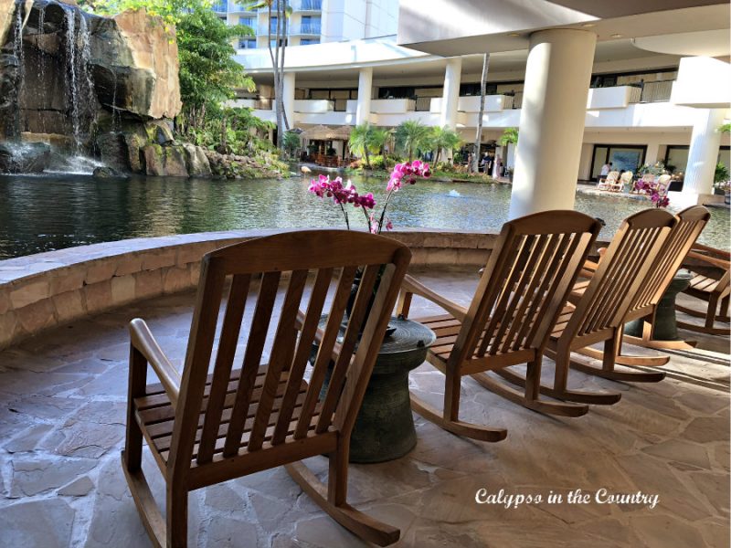 Rocking Chairs on Porches Inspired by Hotels Calypso in the Country