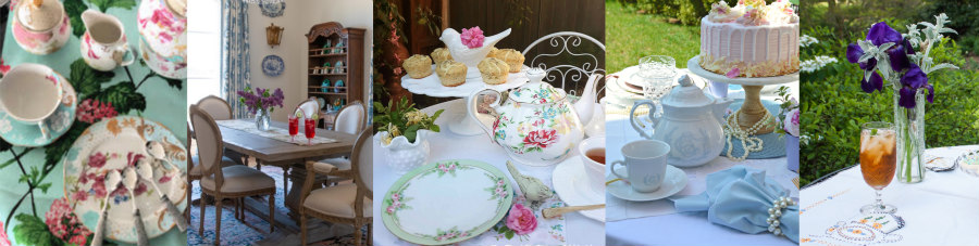 Spring Tea Party Collage 3