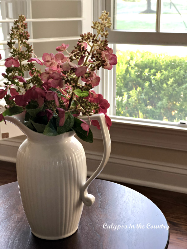 summer flowers by the window