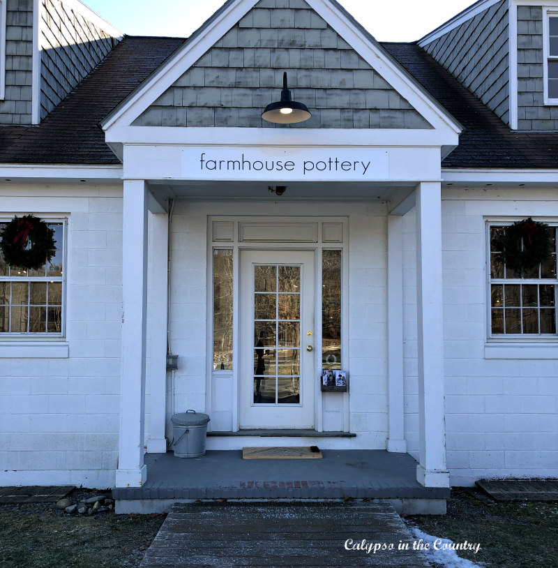 Exterior of Farmhouse Pottery Store