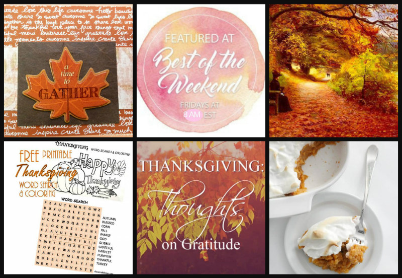Thanksgiving Countdown – Best of the Weekend 11-15-19