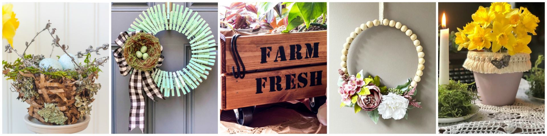 2 Easy Ways to Decorate Your Mantel for Spring - Calypso in the Country