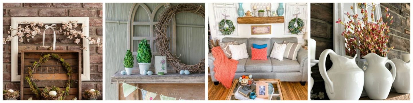 spring ideas tour mantels