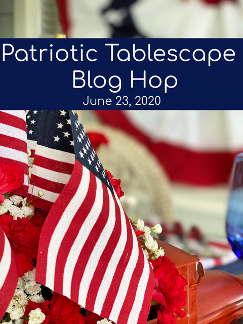 Patriotic tablescape blog hop