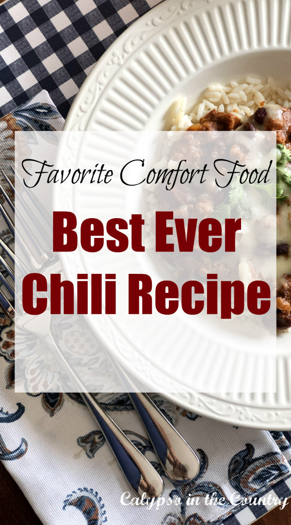 Best Ever Chili Recipe - Favorite Comfort Food