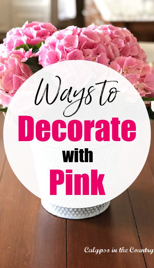 Pink hydrangeas - ways to decorate with pink