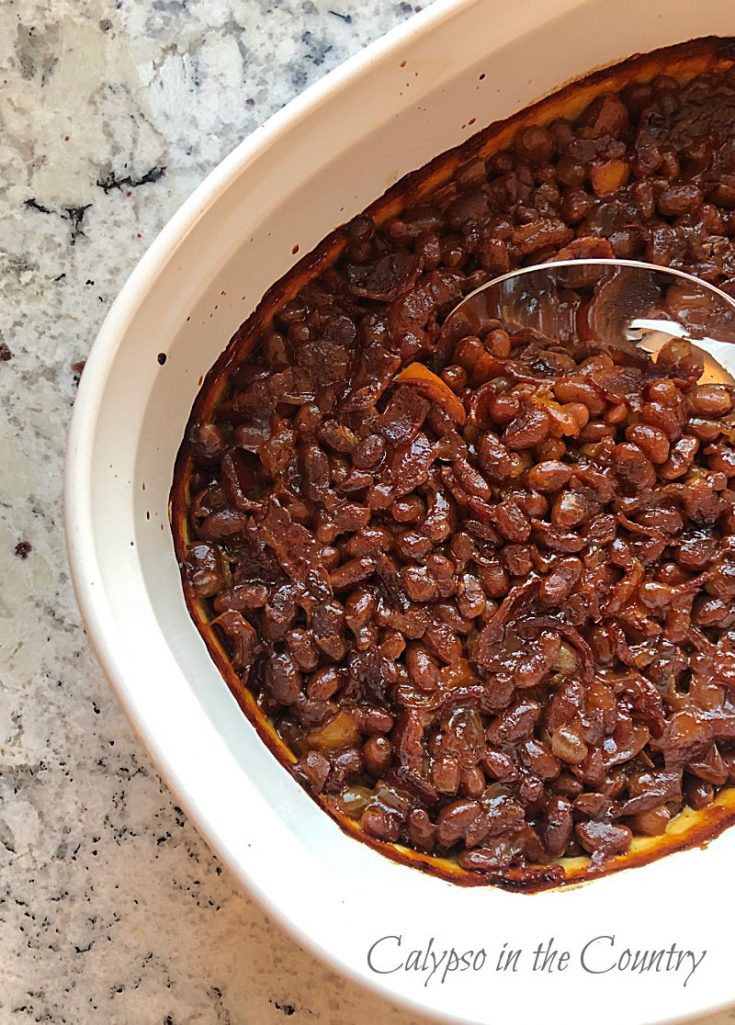 Recipe for baked beans with bacon