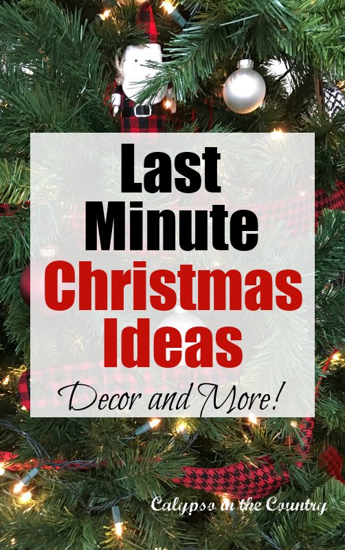 Last minute Christmas ideas
