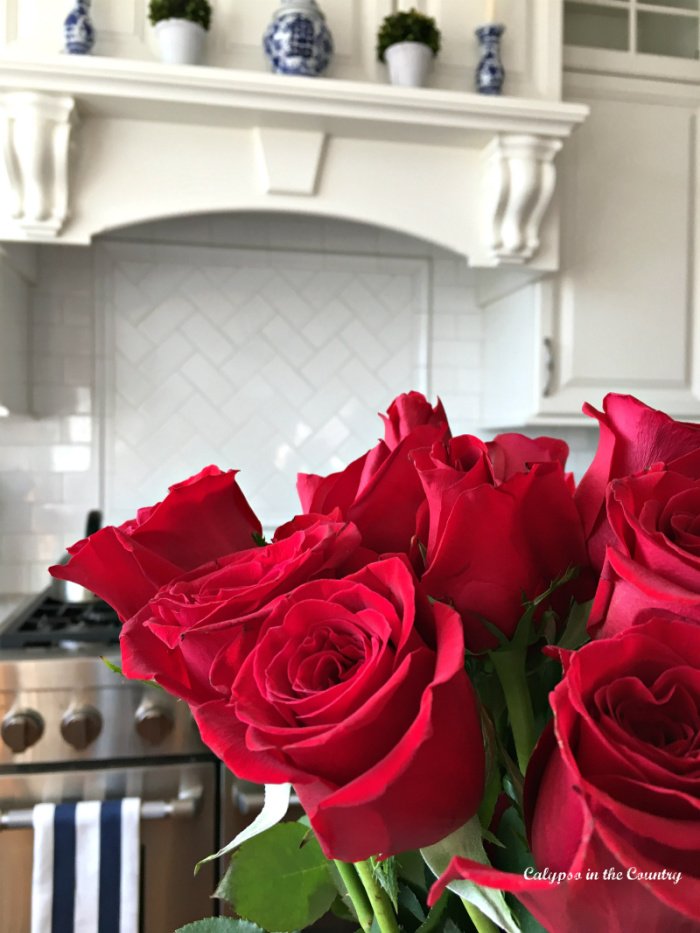 Red Roses - decorating with red