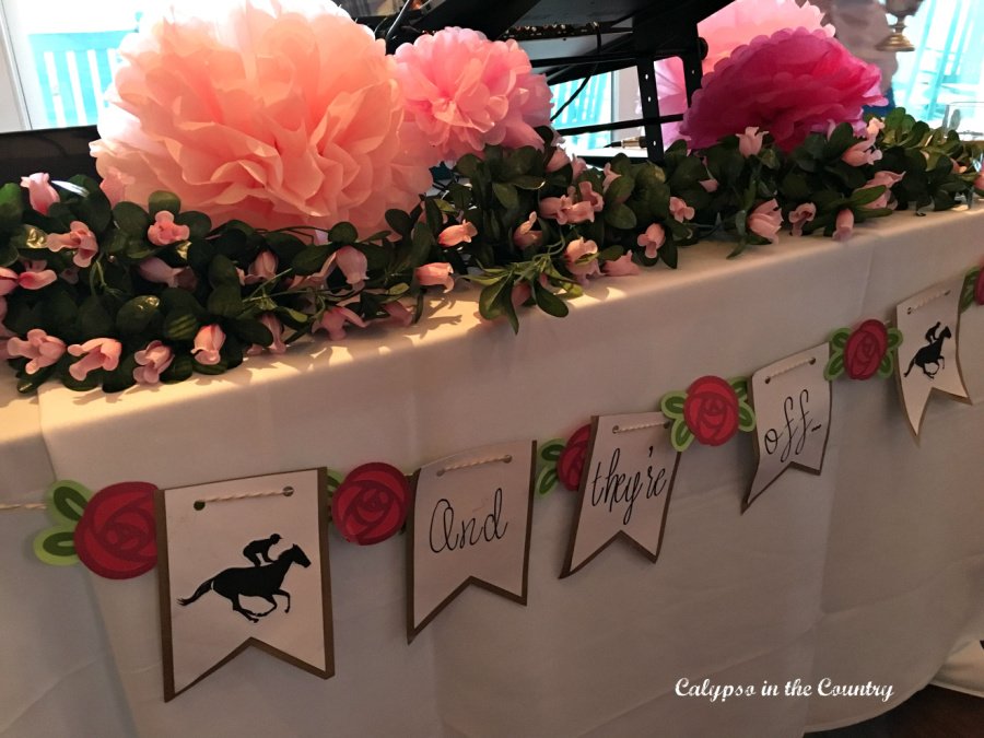 Kentucky Derby decorations - May celebrations