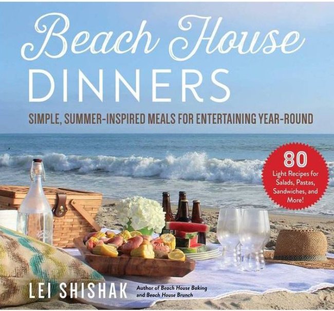 Beach House Dinner cookbook - coastal inspired 