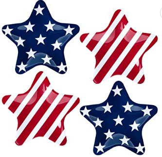 patriotic star plates