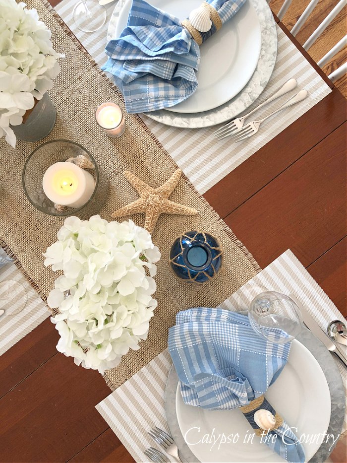 Coastal Table Setting Ideas for Casual Summer Entertaining