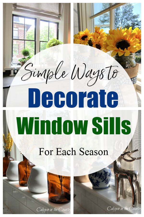 Simple ways to decorate your window sills for every season