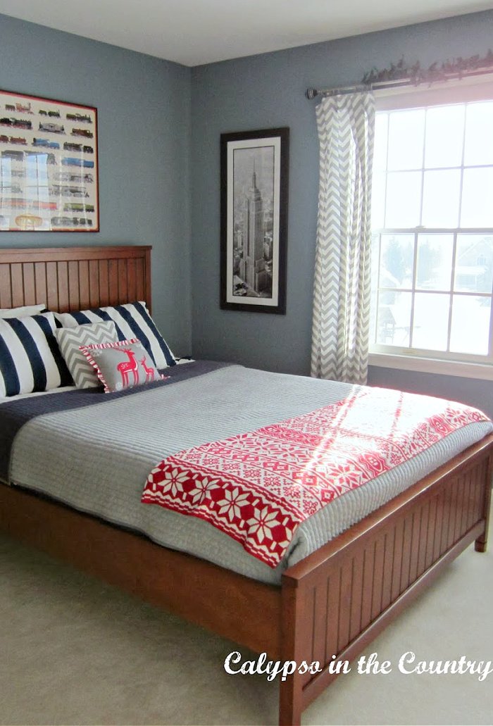 Fair Isle Christmas ideas for the bedroom