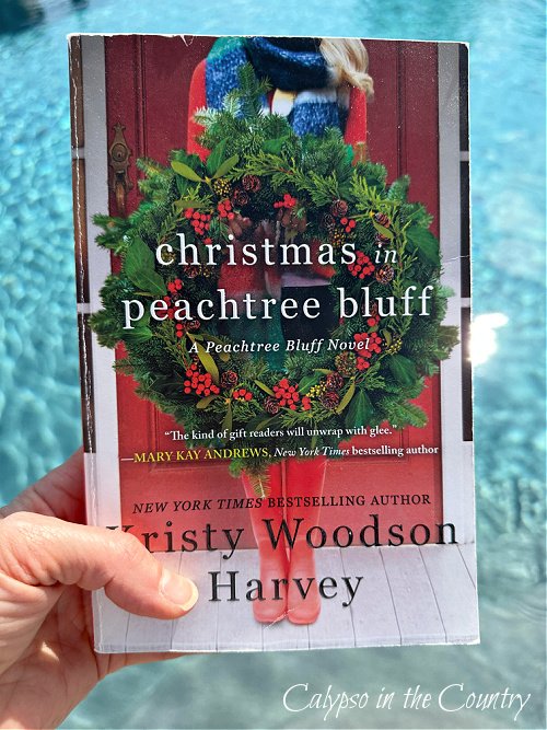 Christmas in Peachtree Bluff book by pool