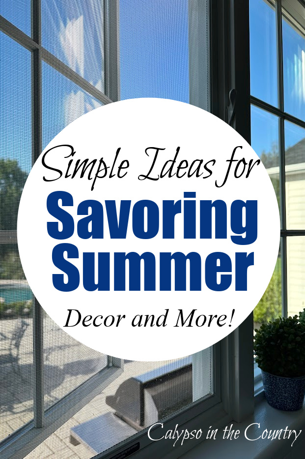 Open windows - simple ideas for savoring summer